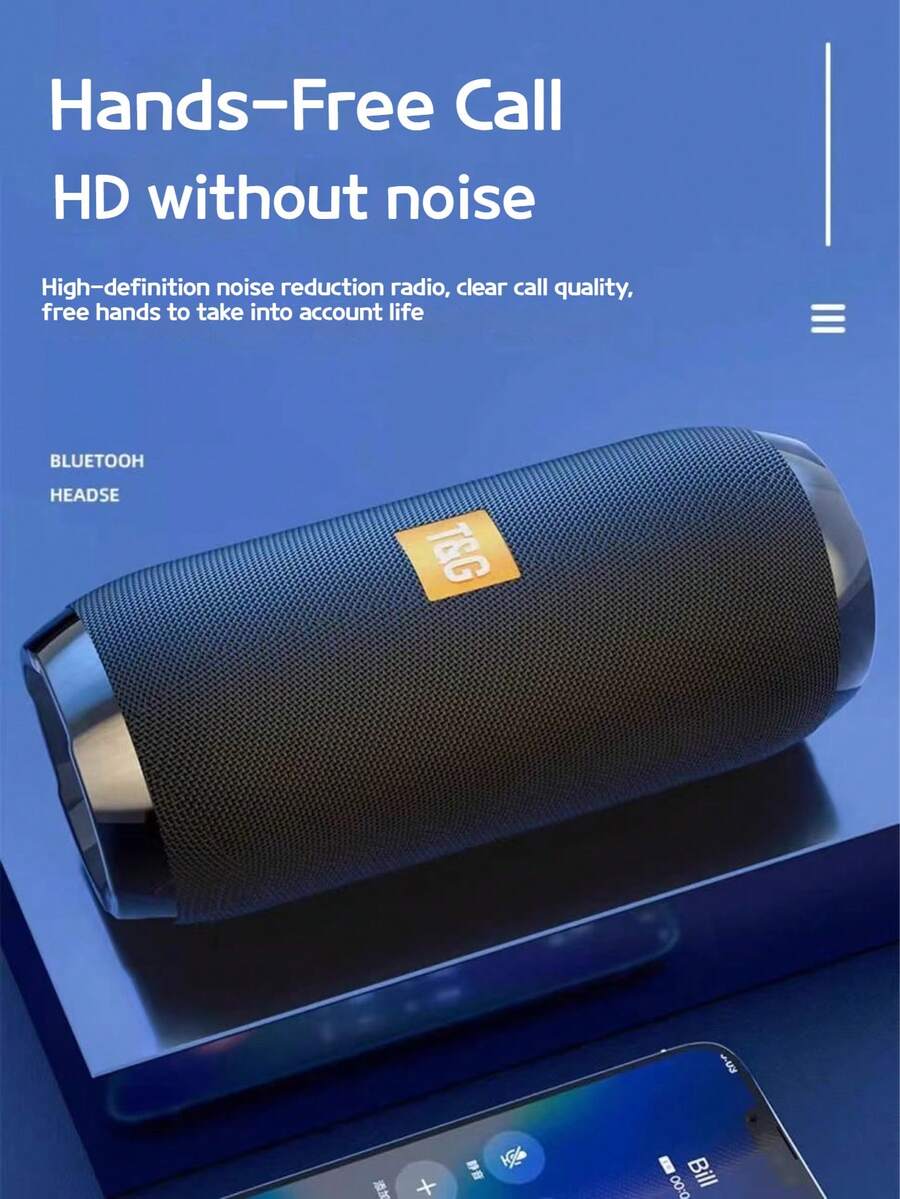 Outdoor Speaker With Dual Diaphragm Waterproof Speaker, Portable