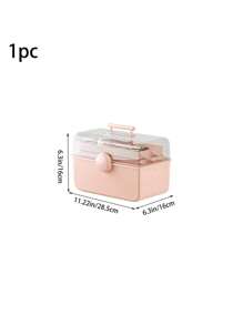 1 Hộp đựng đồ trang điểm chống bụi, dụng cụ lưu trữ nhiều lớp cho các sản phẩm chăm sóc da và son môi Hộp đựng đồ trang điểm, Hộp đựng trang sức, Túi đựng, Giá đựng cọ trang điểm, Giá đựng cọ, Hộp đựng nước hoa, Túi đựng, Quà tặng cho phụ nữ, Quà tặng Giáng sinh, Ý tưởng quà tặng cho phụ nữ - Hồng - Xem 2