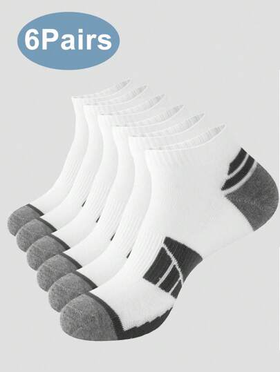 6/20/30/50 pares de meias masculinas tamanho M e L, meias decotadas para homens, meias respiráveis