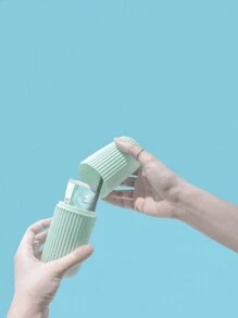 1 件套牙刷杯和漱口杯，防碎水杯，多功能便携式牙刷架，防摔设计，旅行和家居均可用作家居浴室装饰秋季装饰返校 - 彩色 - 查看 6