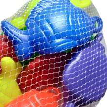 juguete costal con 12 peces 13cm de plastico para jugar el juego de carnaval pesca feria - Multicolor - Ver 7