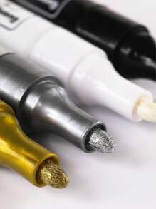 1 Miếng Công nghiệp Sơn Người đánh dấu Bộ , Không thấm nước , Chống thấm dầu , không phai , 4 màu Tùy chọn - Bạc - Xem 6