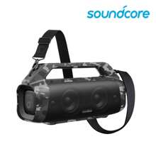 Soundcore Anker Motion Boom Plus IP67 Outdoor Speaker, 80W Stereo Sound, Custom EQ & BassUp, USB-C, Bluetooth, Built-In Power Bank, Waterproof Bluetooth Speaker For Camping, Pool, Beach, And Backyard - ngụy trang - Xem 1