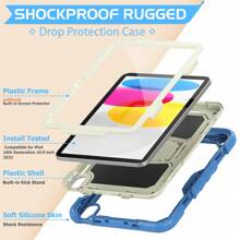 Funda compatible con iPad de 6.a/5.a generación, compatible con funda iPad Air 2, compatible con funda iPad Pro 9.7: con soporte - Azul claro - azul claro - Ver 9