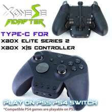 Brook Xbox One SE Adapter Type C For Xbox Elite Series 2 Wireless Controllers And Xbox Series X/S Controllers On PS5 Xbox Series X/S Switch PS4 Xbox PC(XID) Motion Control Turbo Remap Audio Function