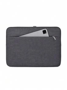 canvas artisan Vỏ máy tính xách tay Chống sốc Polyester Không thấm nước Bao đựng máy tính xách tay Cái túi Đối với MacBook Air/Pro - Màu xám đen - Xem 3