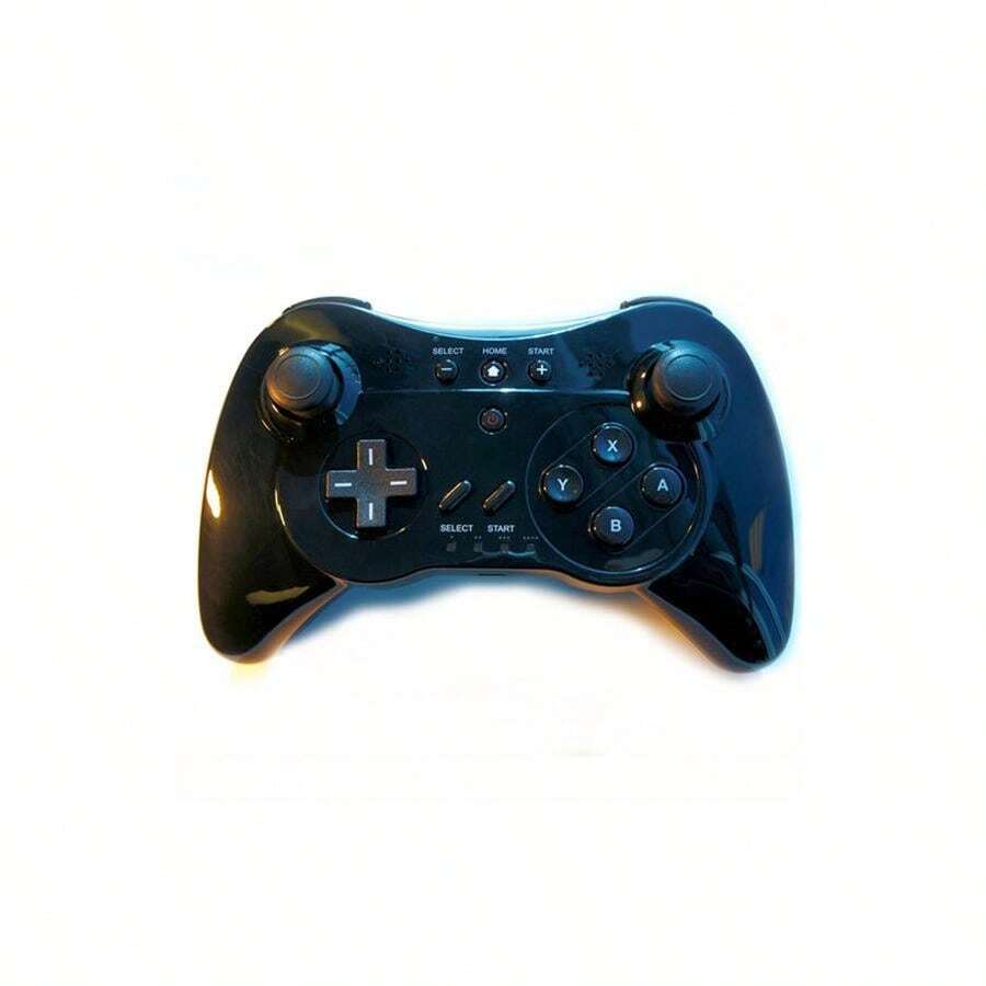 NEXiLUX Wireless Pro Controller Gamepad Compatible With WiiU Console, Black - Black - View 1