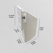 Plastic Hidden Wall Safe Outlet Electric Socket Diversion Safe Covert Wall Safe Secret Compartment Secret Outlet Box For Hiding Money Jewellery - White - View 7