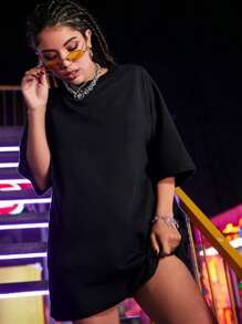 Women T-Shirts - 黑色 - 查看 2