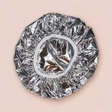 1入黑色可重複使用的頭髮烘烤油帽,深層護理加熱帽,多功能油烘焙、染髮時使用的頭髮造型帽