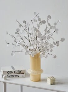 1pc Artificial Plants Eucalyptus Stems Eucalyptus Leaf Spray Faux Eucalyptus Branches Greenery Stems Silk Plastic Plants Floral For Vase Home Party Wedding Decoration, Valentine Day, Gift Gifts Birthday Graduation