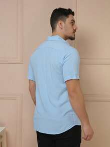 Men Shirts - Màu xanh nhạt - Xem 5