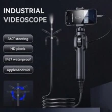Nội soi bảo trì ô tô Đường cống xoay 360 độ Xoay độ phân giải cao Chống nước chịu dầu Nhiệt độ cao Công nghiệp - màu đen - Xem 2