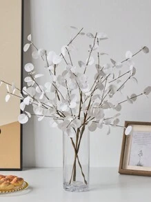 1pc Artificial Plants Eucalyptus Stems Eucalyptus Leaf Spray Faux Eucalyptus Branches Greenery Stems Silk Plastic Plants Floral For Vase Home Party Wedding Decoration, Valentine Day, Gift Gifts Birthday Graduation