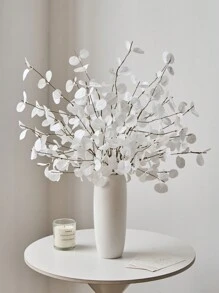 1pc Artificial Plants Eucalyptus Stems Eucalyptus Leaf Spray Faux Eucalyptus Branches Greenery Stems Silk Plastic Plants Floral For Vase Home Party Wedding Decoration, Valentine Day, Gift Gifts Birthday Graduation