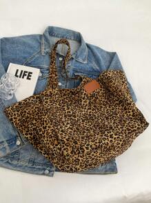 1 Túi đi làm, Túi đeo vai, Túi mua sắm, Túi tote, Túi có cánh, Túi mua sắm di động, nhẹ và dung tích lớn Thích hợp cho du lịch ngày lễ, văn phòng đi làm, lớp học trường học, siêu thị, mua sắm và mua sắm, bệnh viện Thời trang họa tiết da báo Thích hợp cho nhân viên văn phòng, bé gái, học sinh, mẹ, bạn bè, bạn gái, giáo viên, bác sĩ, v.v. Sử dụng hàng ngày với dung tích siêu lớn và túi đựng đồ mua sắm và du lịch hoàn hảo, Túi họa tiết da báo thời trang - màu nâu - Xem 2