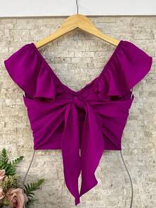 olinka modas Women Tops - Red Violet - View 2