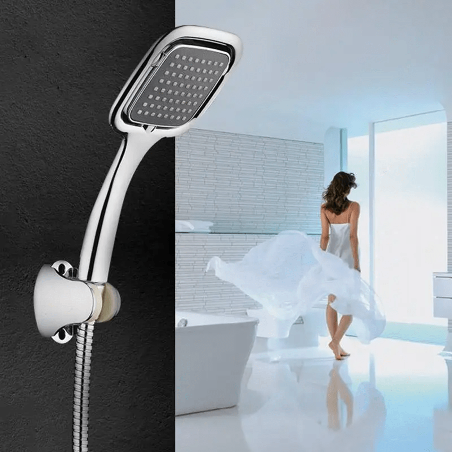 Large Rainfall Hand Shower Hand Held Rainfall High Pressure Shower Head ...