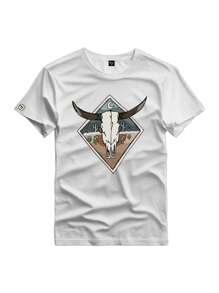 Men T-Shirts - 白色 - 查看 1