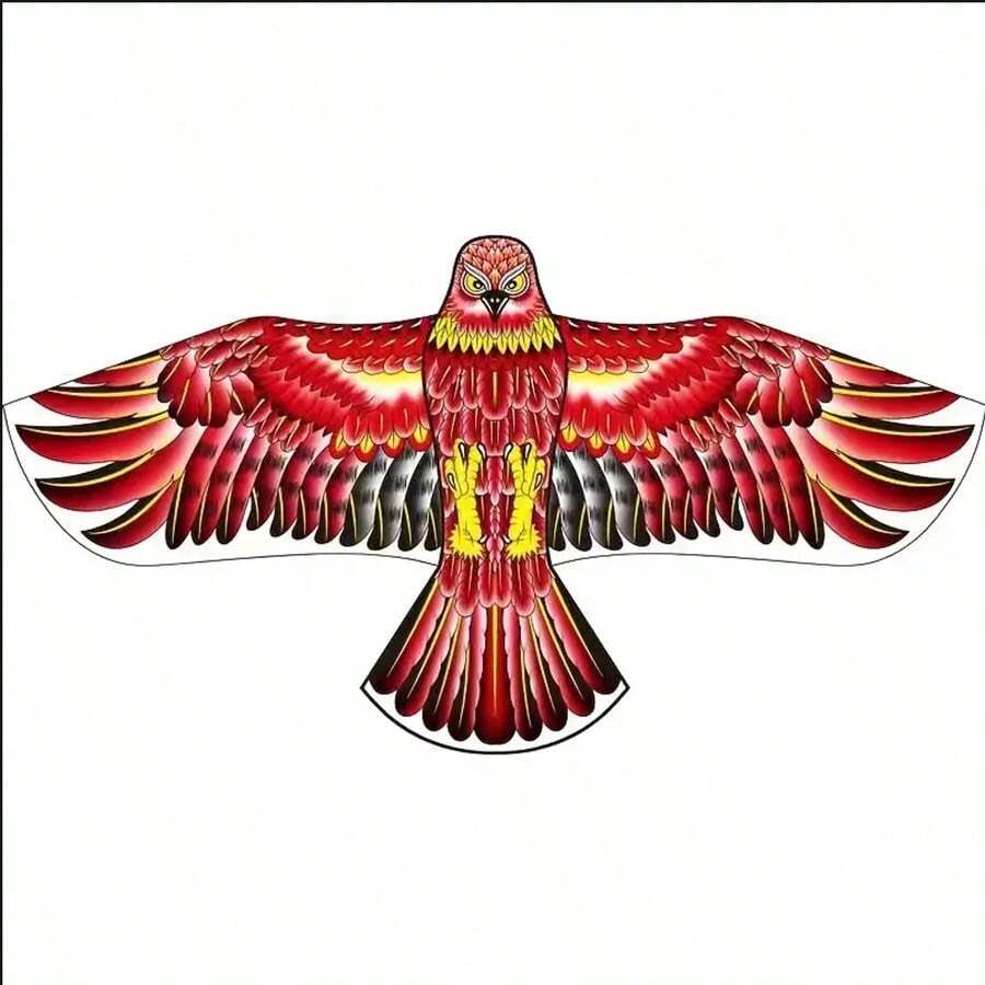 Super Cool 1.2m Eagle Kite For Kids - Red - View 1