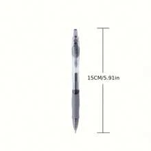 1 Set Of 10pcs 0.5mm Retractable Ballpoint Pens Suitable For School And Office Use Back To School