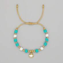 1 Miếng Phong cách Bohemian Đất sét polymer Vòng tay Dopamine Vòng tay Toàn trận Thời trang Đối với phụ nữ Mặc hàng ngày - Đầy màu sắc - Xem 2