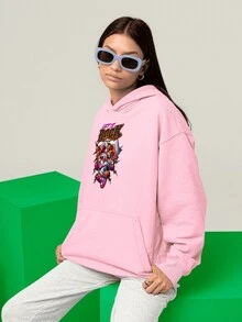 Men Sweatshirts - Màu Hồng baby - Xem 4