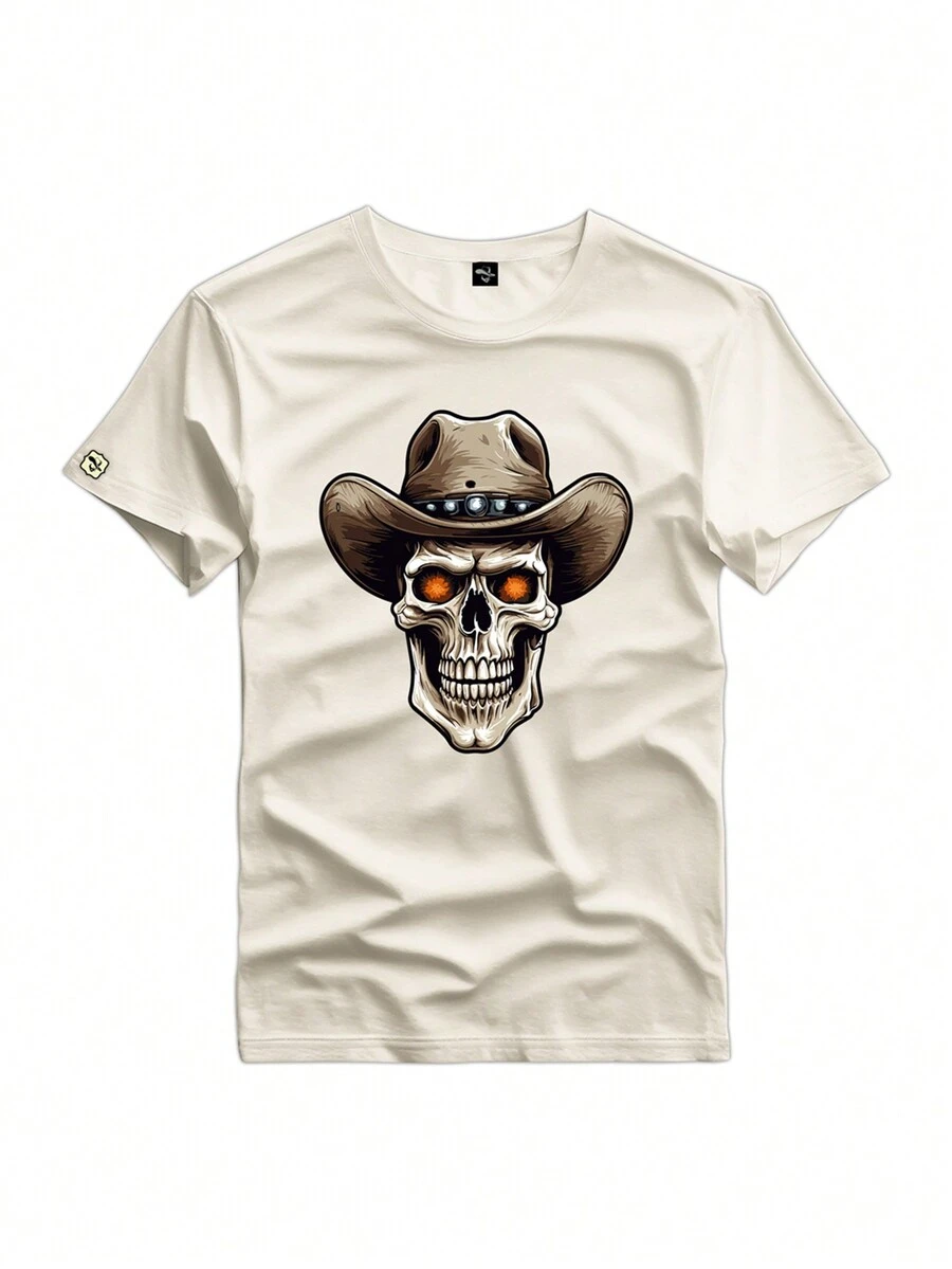 Men T-Shirts - 米色 - 查看 1