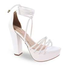 MODARPE Women Heeled Sandals - trắng - Xem 2