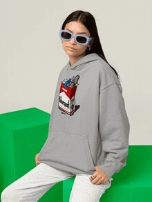 Men Sweatshirts - Xám - Xem 4