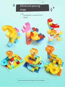 Conjunto De Bloques De Construcción Sueltos Y Figuras De Animales Grandes (70 ~ 75 Piezas, Color Mixto) - Multicolor - Ver 4