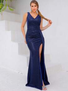 Women Prom & Evening Dresses - 藏蓝色 - 查看 1