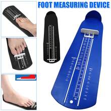 1Pc Professional Foot Measurement Device US Standard Shoe Sizer Shoe Measuring Device Ruler Sizer For Kids And Adults - A Blue B Black - View 1
