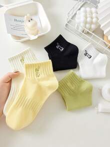 5 đôi tất thuyền nữ,vớ vô hình,vớ cổ thấp,vớ trắng,vớ ngắn,vớ đen,vớ nữ,vớ dễ thương,vớ nữ,vớ thủy thủ,vớ mắt cá chân, với thiết kế chống trượt đôi, thấm hút ẩm và thoáng khí , Thích hợp để mặc hàng ngày, thể thao tại nhà, trang phục công sở, thiết kế tối giản, phù hợp cho mọi mùa và các ngày lễ khác nhau, tất vô hình và tất ngắn, với màu sắc tùy ý - Nhiều màu - Xem 8