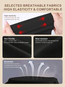 Cofoe 1 Pair Compression Socks Level 2 Over Thigh Sock 23-32 MmHg Pressure Open Toe Leggings Compression Stockings For Men Women