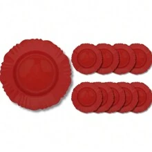 Plates - สีแดง - ดู 2