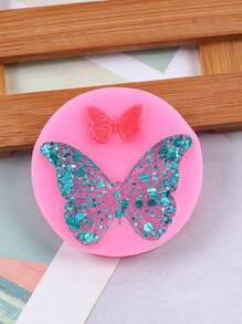Butterfly Silicone Molds, 1pc Mini Butterfly Fondant Cake Baking Mold For Chocolate Candy Cupcake Cake Topper Decoration Desserts Polymer Clay DIY Sugar Crafts