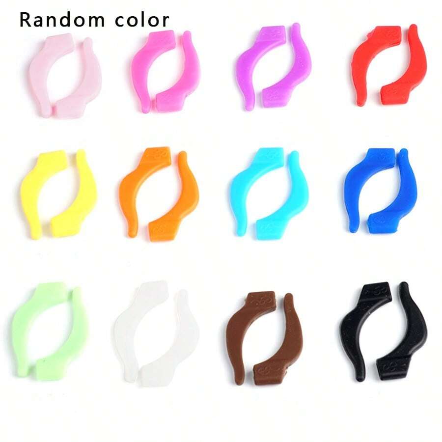 2pcs/10pcs Silicone AntiSlip Nose Pads, Ear Hooks, Ear Locks For