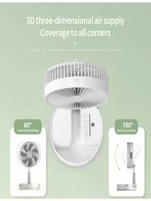 Portable Fans - White - View 3