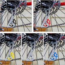 1pc Black Aluminum Alloy Bike Rear Derailleur Wheel, Bearing Anodic Cnc 11t Chain Guide Pulley For Mountain Cycling Equipment