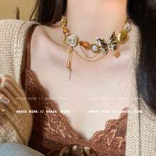 1 Miếng Retro Mặt dây chuyền con bướm Dây chuyền Thiết kế độc nhất Cao-kết thúc Phụ kiện Đối với Áo len ( Thích hợp Đối với Mặc hàng ngày ) - Nhiều màu - Xem 2