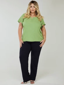 Plus Size Blouses - Pistachio - View 5