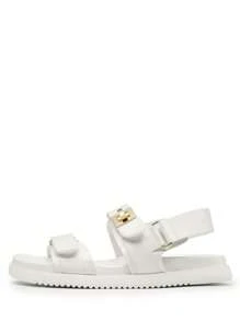 Flat Sandals For Women Comfortable Open Toe Summer Sandals Adjustable Fashion Dress Sandals Dresses For Woman - trắng - Xem 3