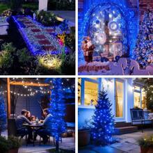 JMEXSUSS 2 Pack 100 LED White Fairy Lights Battery Operated, 33ft Twinkle Lights With Remote, 8 Mode White Christmas String Lights For Bedroom Ceiling Centerpiece Tree Indoor Decor