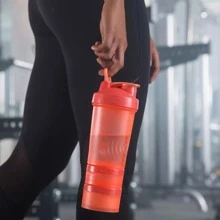 Bottle Gym Sports Bottle Prostak22 Shaker Bottle With Pill Box Included And 2 Compartments For Protein Duo Pack Black Color 2 Pieces - Black - View 9