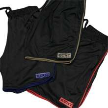 Slim Fit Elastic Gym Exercise Sports Shorts - Dusty Blue - View 2