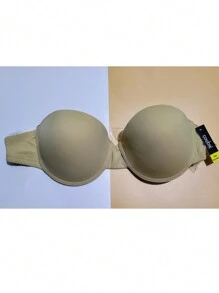 3 brasier strapless coobie intimates sujetador espalda transparente colores basicos - Multicolor - Ver 3