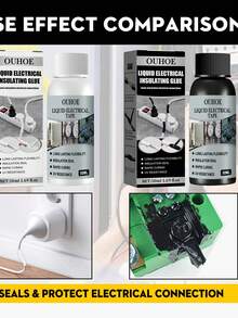 Ouhoe Liquid Insulation Glue Resistant To High Temperature, Good Insulation, Weatherproof, Waterproof, Sealing And Repair Glue - White Bottle 30ml - View 6