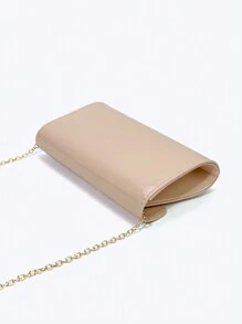 Nude Clutch Purses For Women Patent Leather Envelope Purse For Gift Travel, Tready Bride Bag,Perfect For Party, Wedding, Prom, Dinner/Banquet, Matching With Wedding Dress, Formal Dresses, Prom Dress, Birthday Dress, Women Dress Party, Best Choice Elegant Bag For Bridal Shower, Fashionable Clutch Bags For Woman