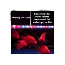 Đèn lặn bể cá Đèn USB chống nước điện áp thấp Đèn chiếu sáng bể cá hai hàng - Nhiều màu - Xem 5